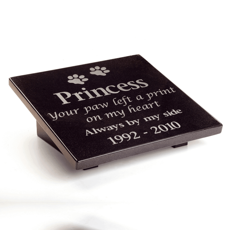 Pet online urn plaques