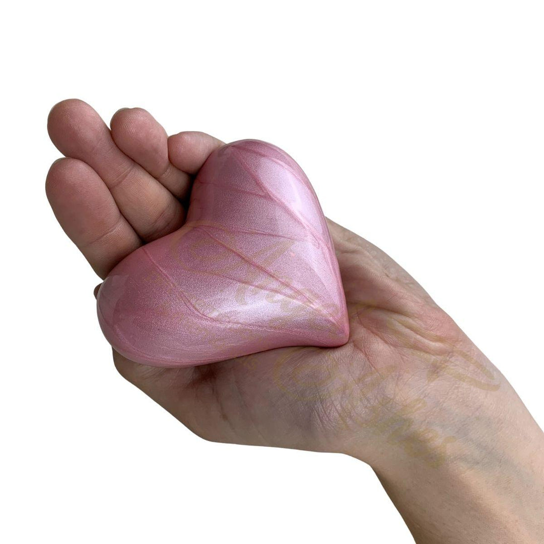 Pink Heart Keepsake Urn | Pet Urn Keepsake | Heart Shape Pet Keepsake Urn | Pet Cremation Urn