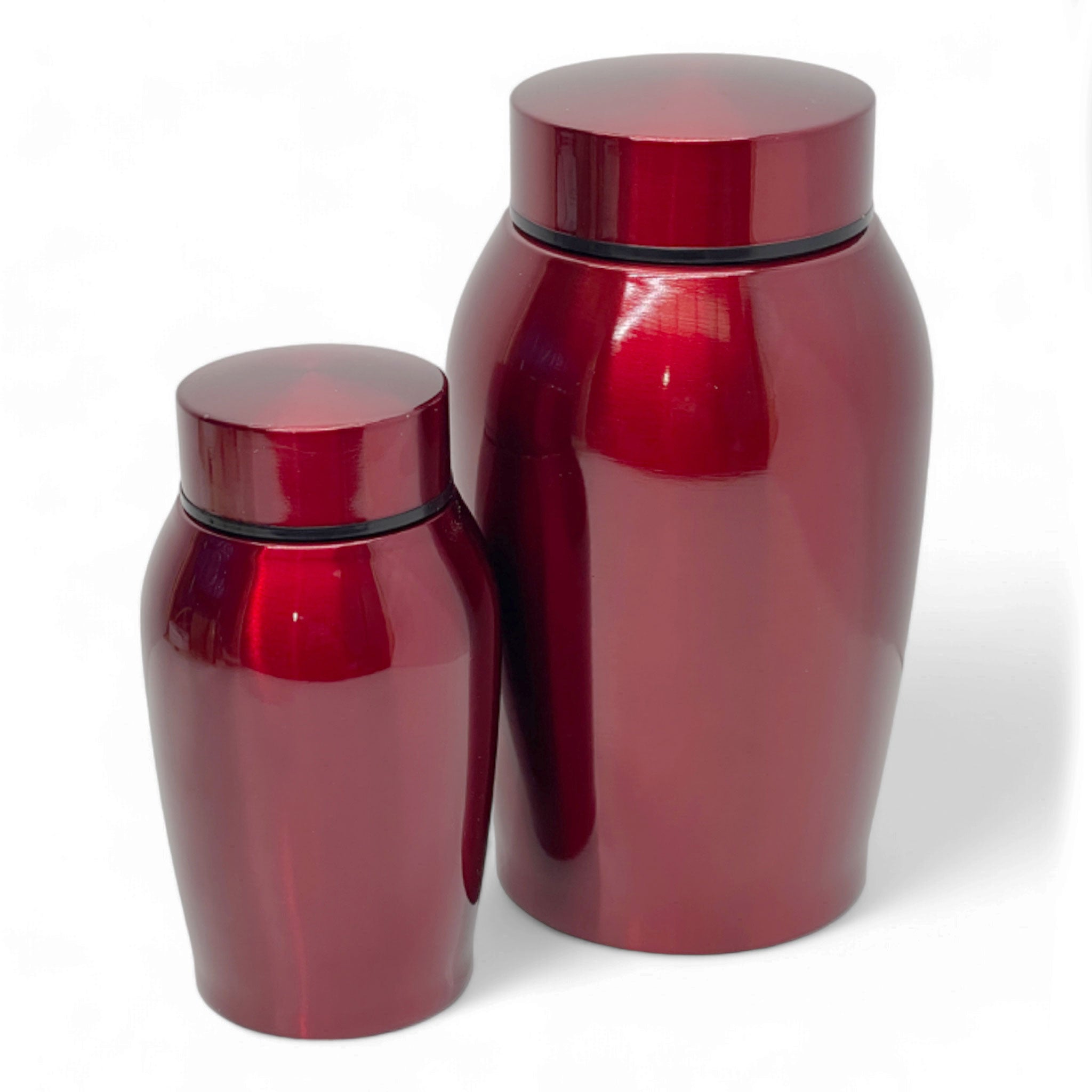Shiny Red Classic Urn