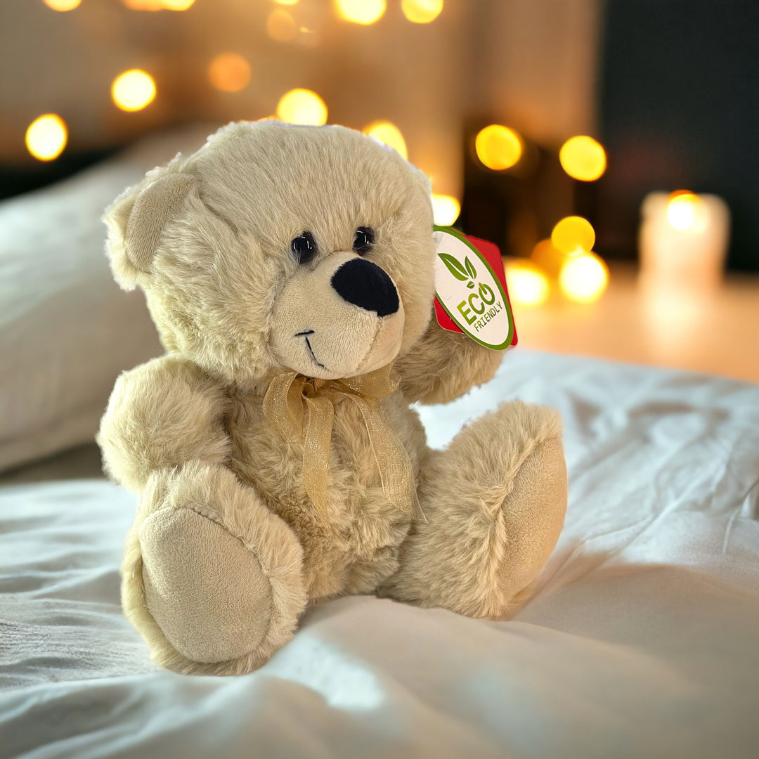 Eco-Friendly Teddy Bear with Furlock + Fur Keepsake Tin