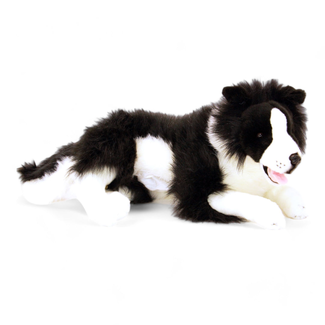 Huggable Border Collie Memorial Plush Urn with Satin Pouch 62cm