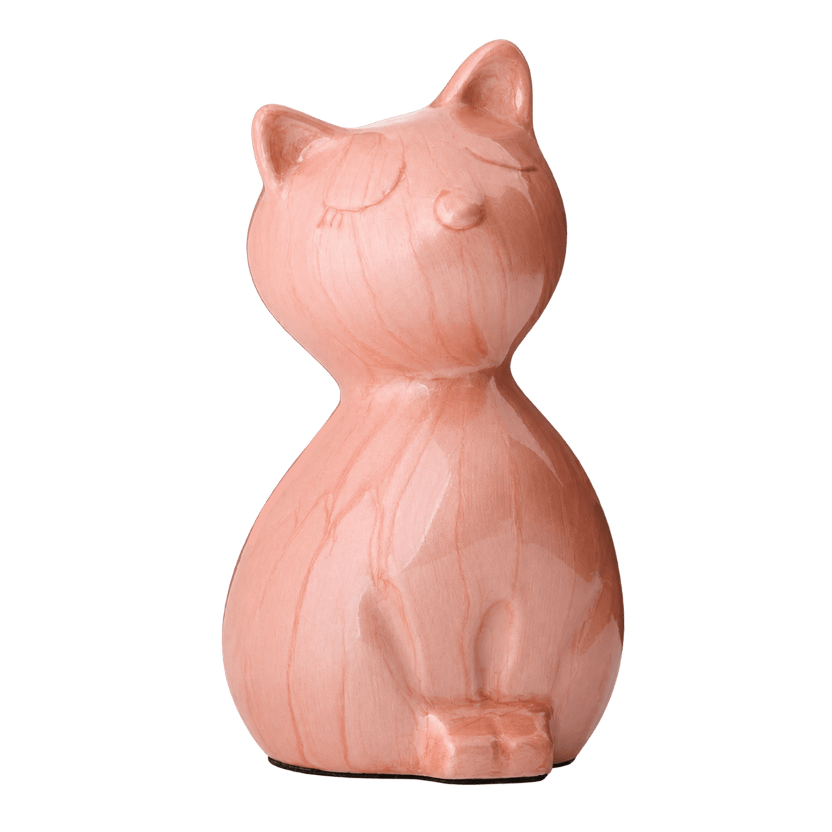 Elegance Cat Urn · Peach Blush