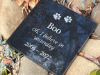 Granite Plaque Large | Outdoor Pet Memorials | Customised Pet Memorials