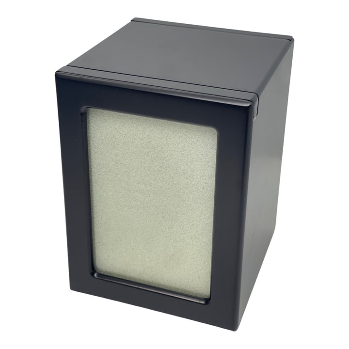 Wooden Photo Urn - Black or Wood Colour [SECONDS]