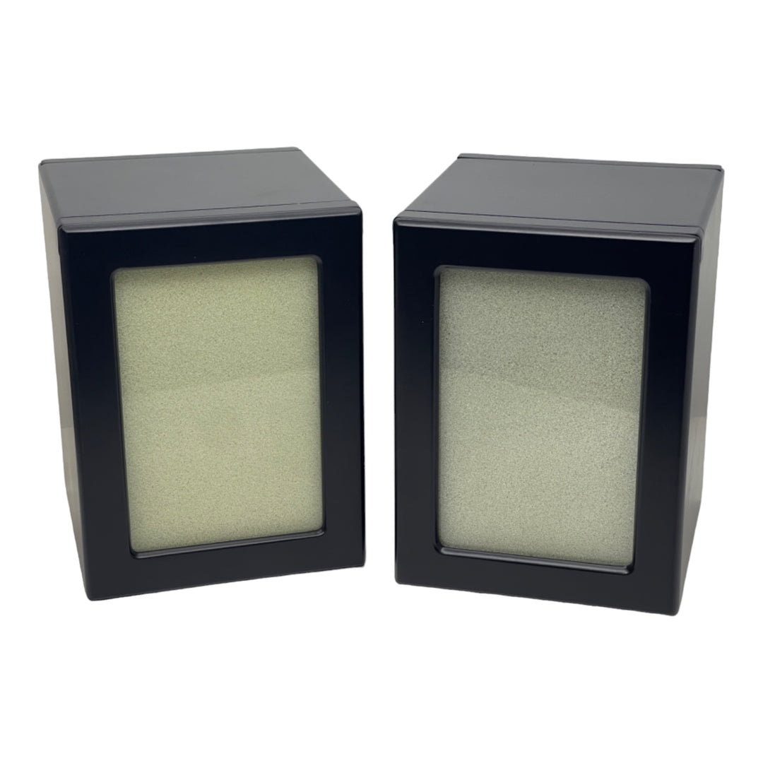 Wooden Photo Urn - Black or Wood Colour [SECONDS]