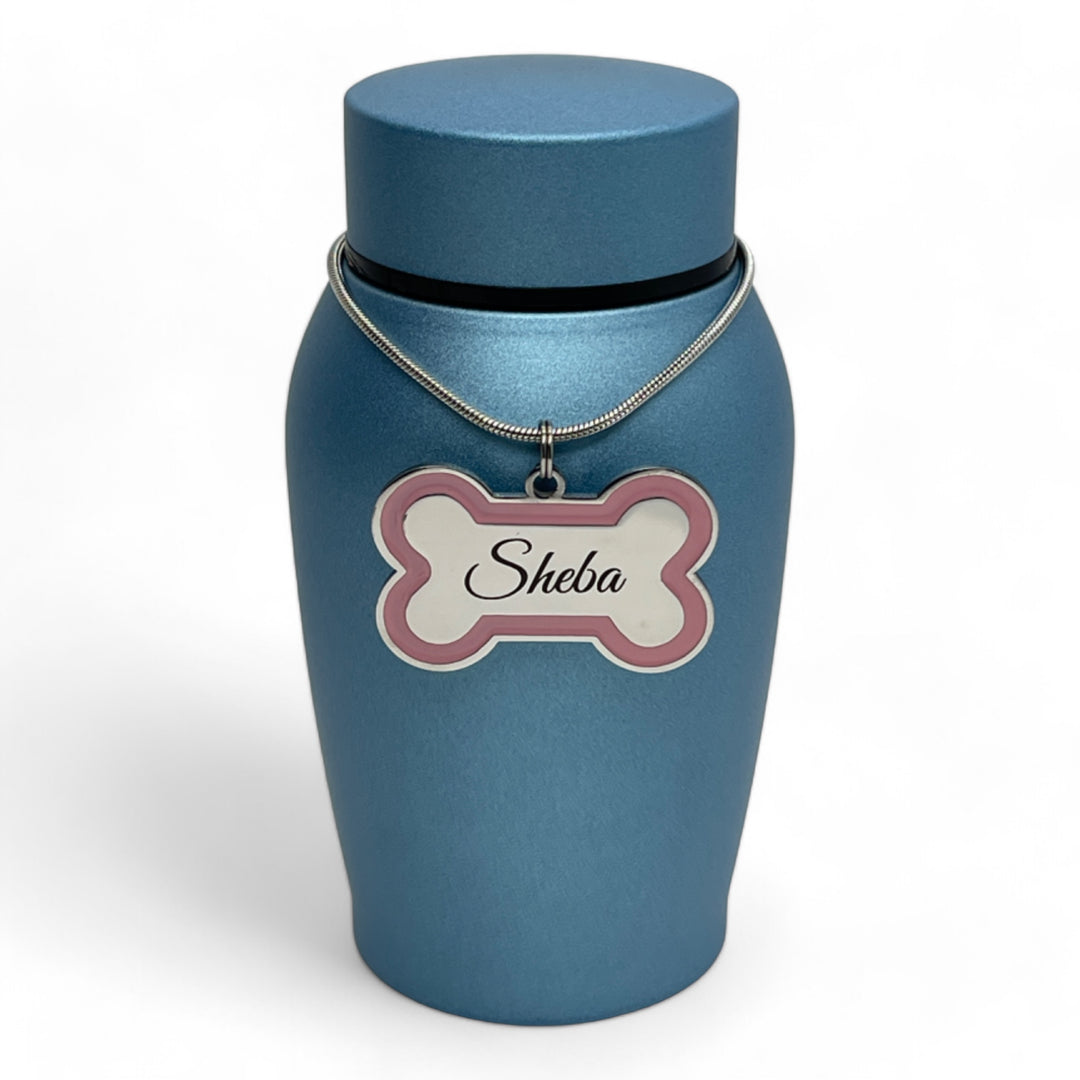 Light Blue Classic Urn