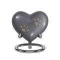 Mini Heart Urn with Stand · Paws