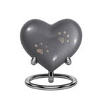 Mini Heart Urn with Stand · Paws