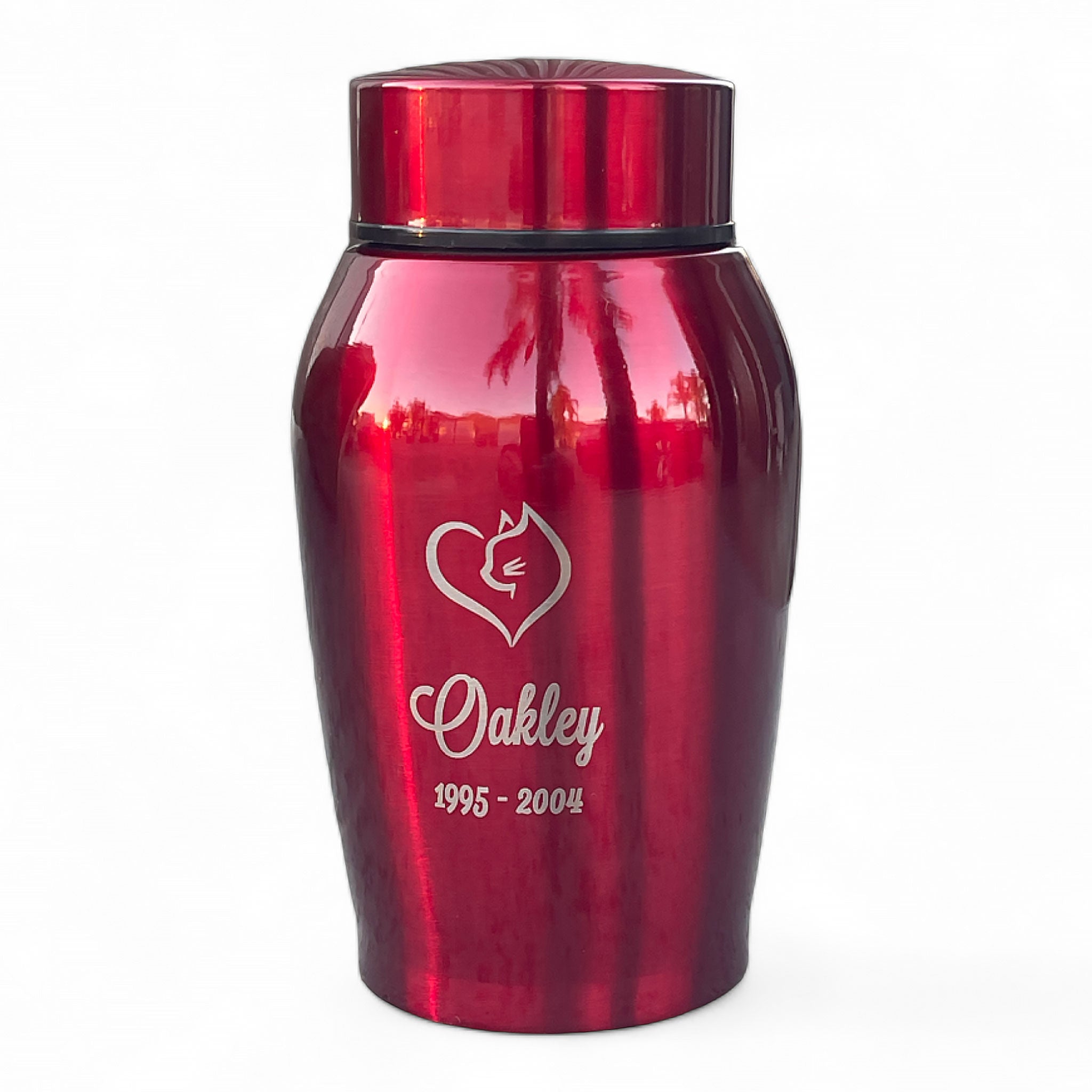 Shiny Red Classic Urn