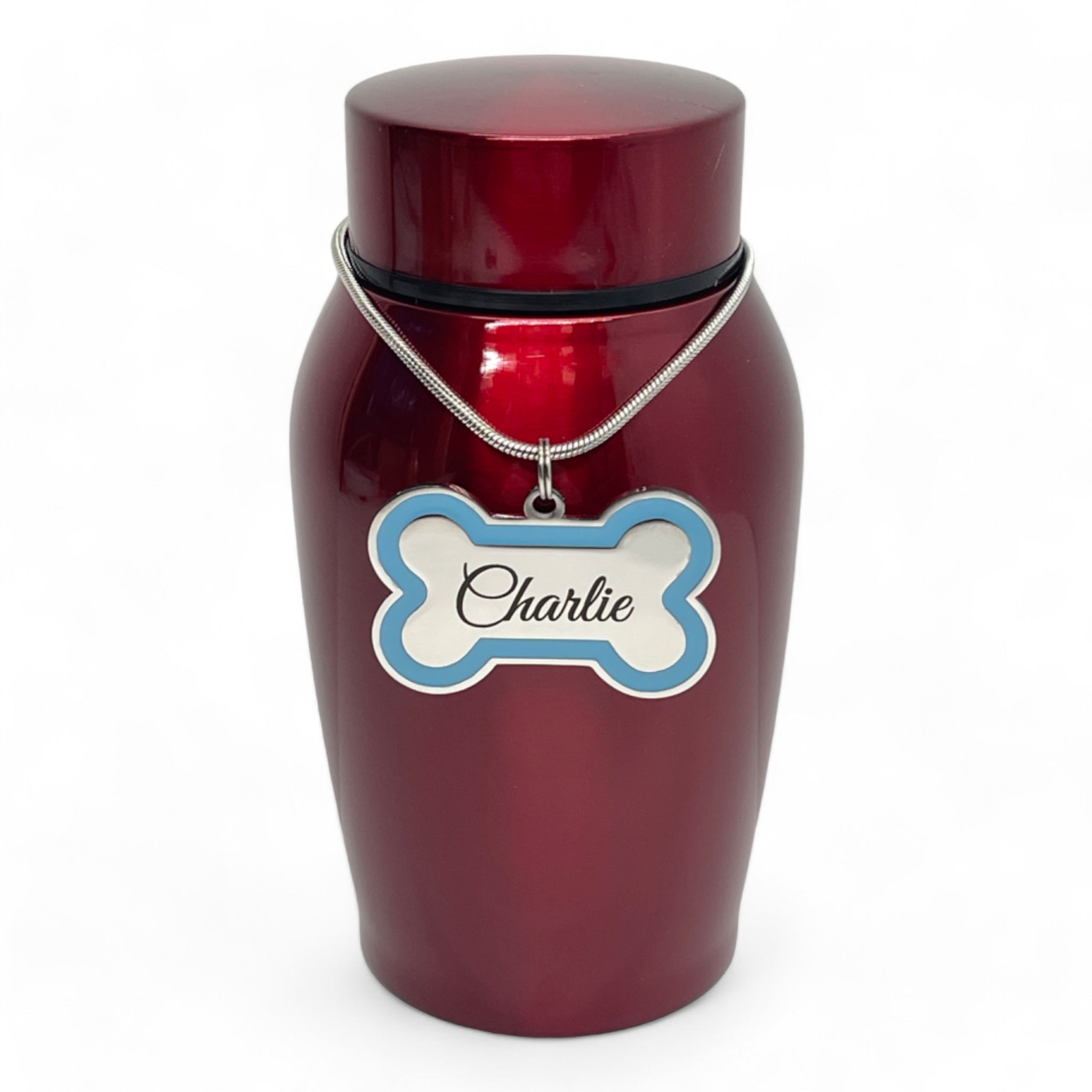 Shiny Red Classic Urn