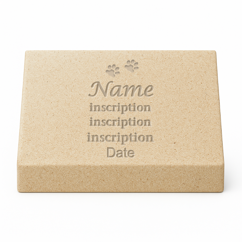Sandstone Desk Pillar - Natural