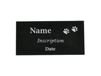 Small Granite Customised Pet Plaque