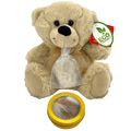 Eco-Friendly Teddy Bear with Furlock + Fur Keepsake Tin