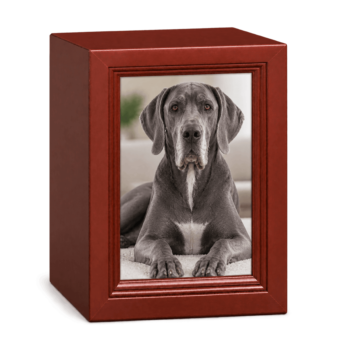 Photo Tribute Urn · Cherry