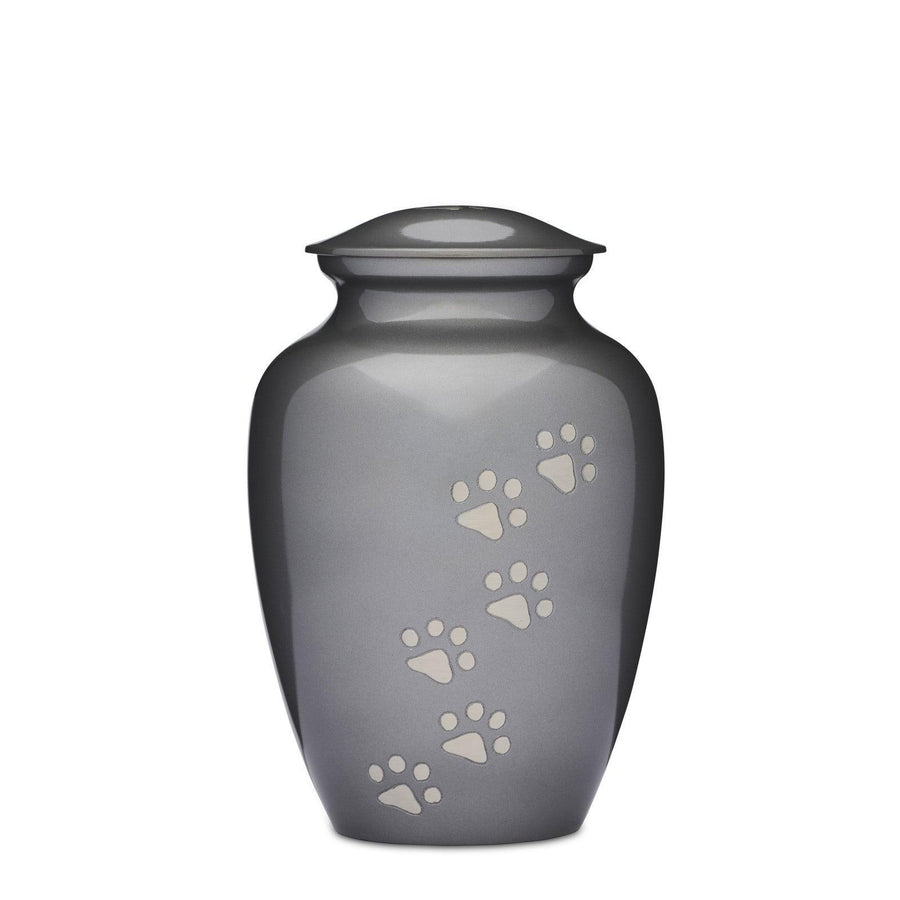 Grey Paws to Heaven Pet Urn - Angel Ashes