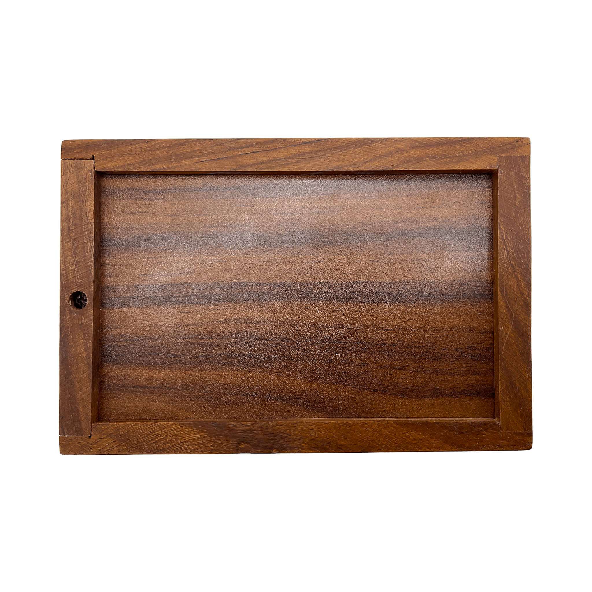 Handcrafted Rosewood Eternal Rest Pet Urn - Secure Slide Base with Precision Screw Closure - Angel Ashes