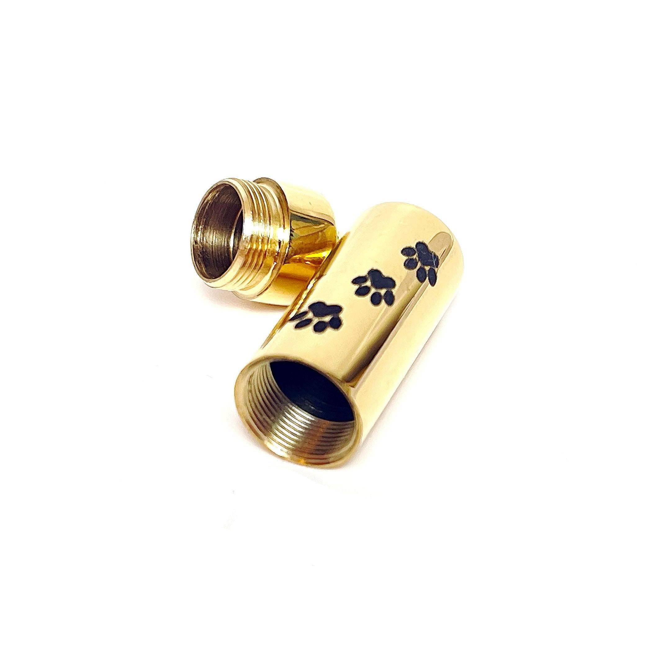 Pawprint Memorial Mini-Urn Keyring – Pet Ash Keepsake - Angel Ashes