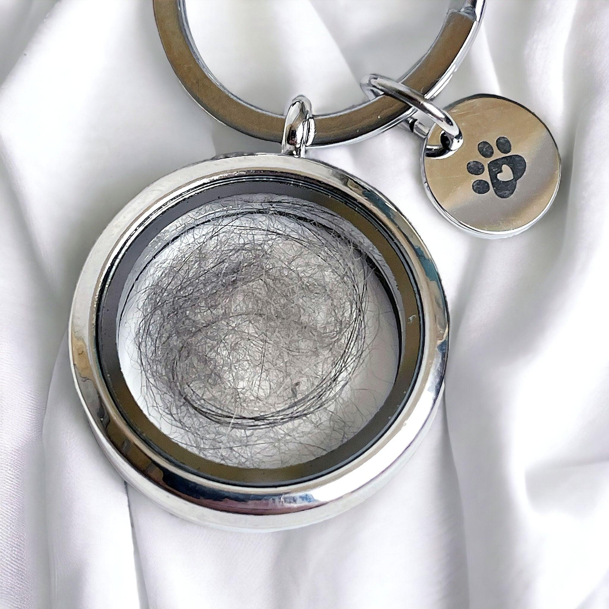 Locket for store pet fur