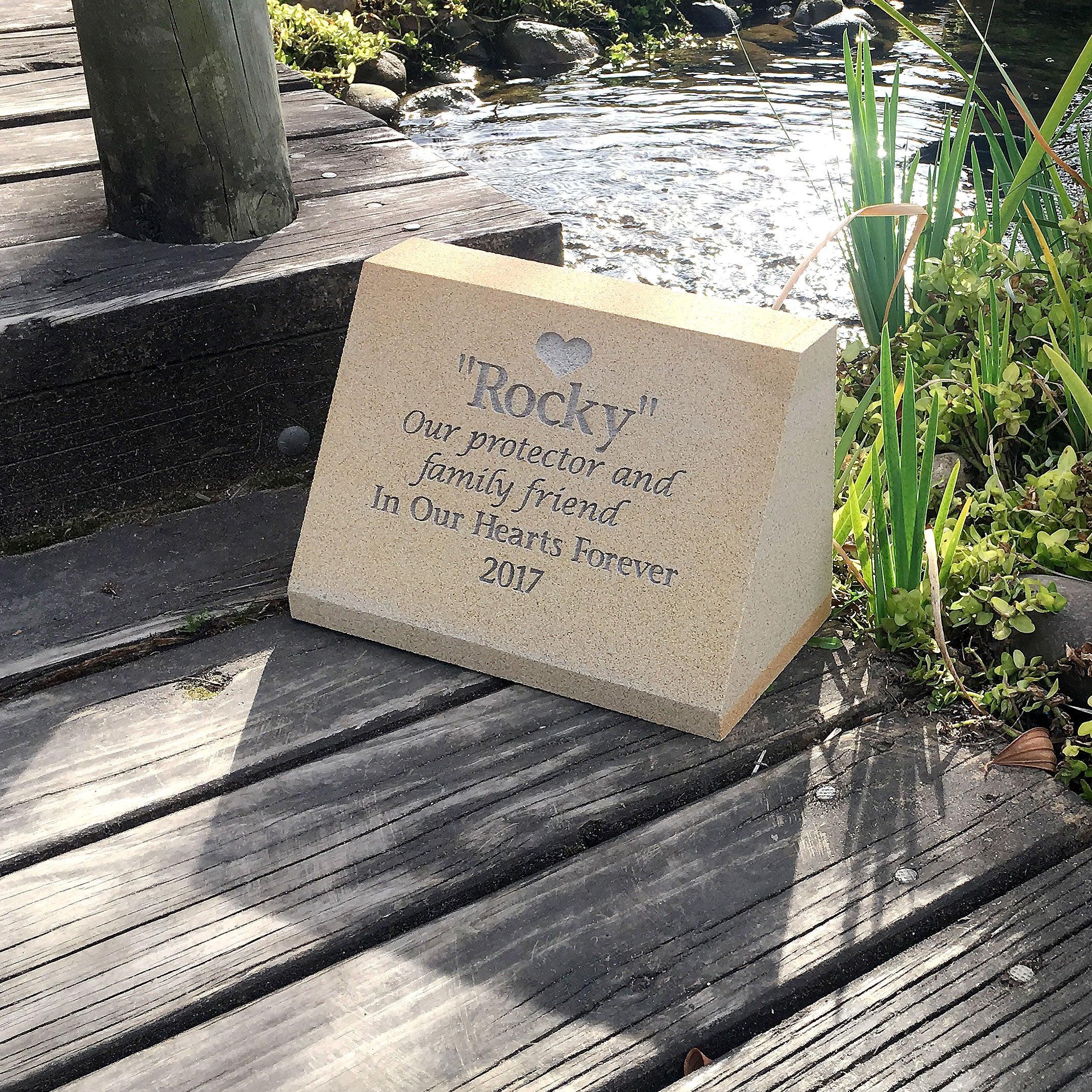 Sandstone Desk Pillar - Natural - Angel Ashes