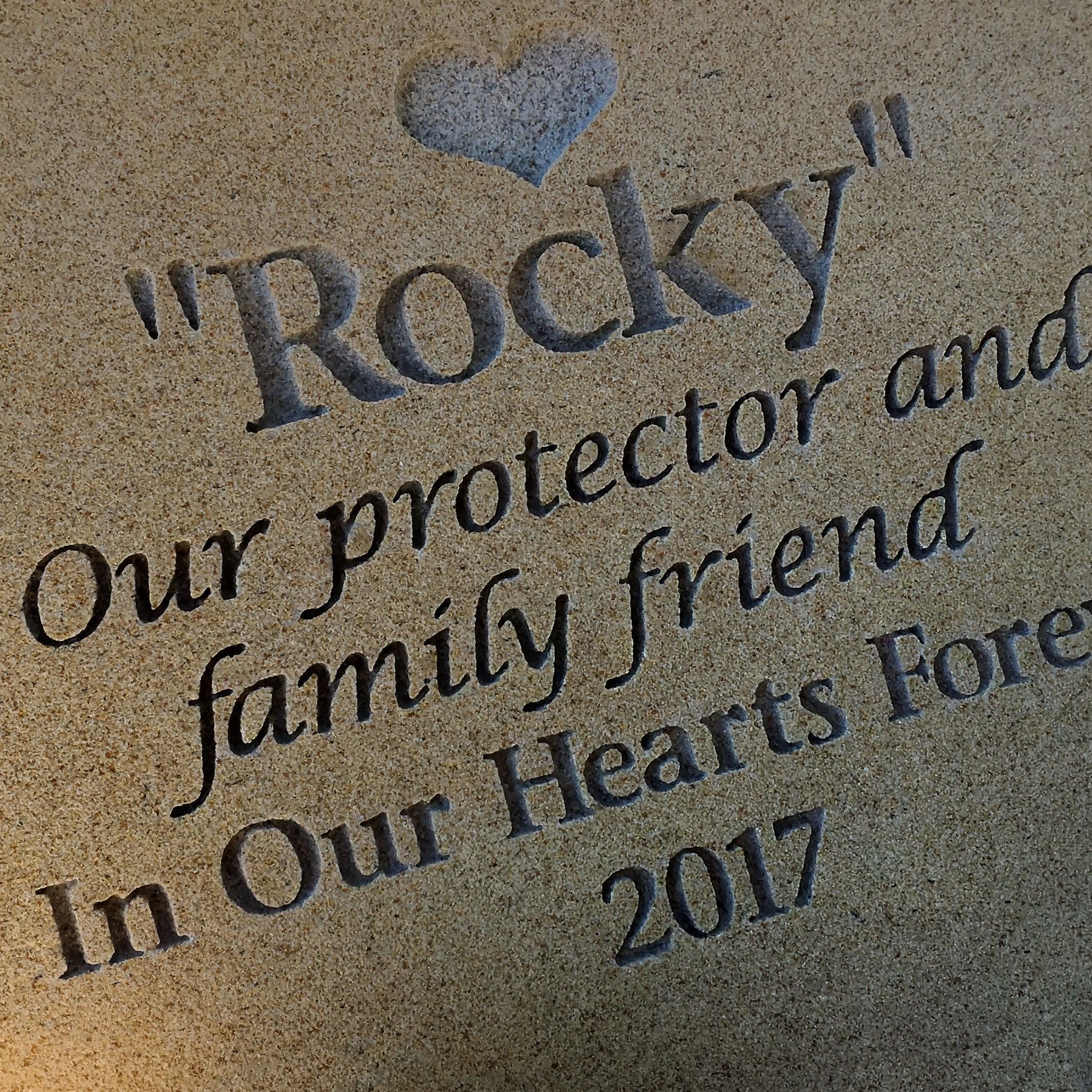 Sandstone Desk Pillar - Natural - Angel Ashes