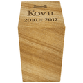 Smooth Sandstone | Engraved Pet Memorials | Customised Pet Memorials for Outdoors - Angel Ashes