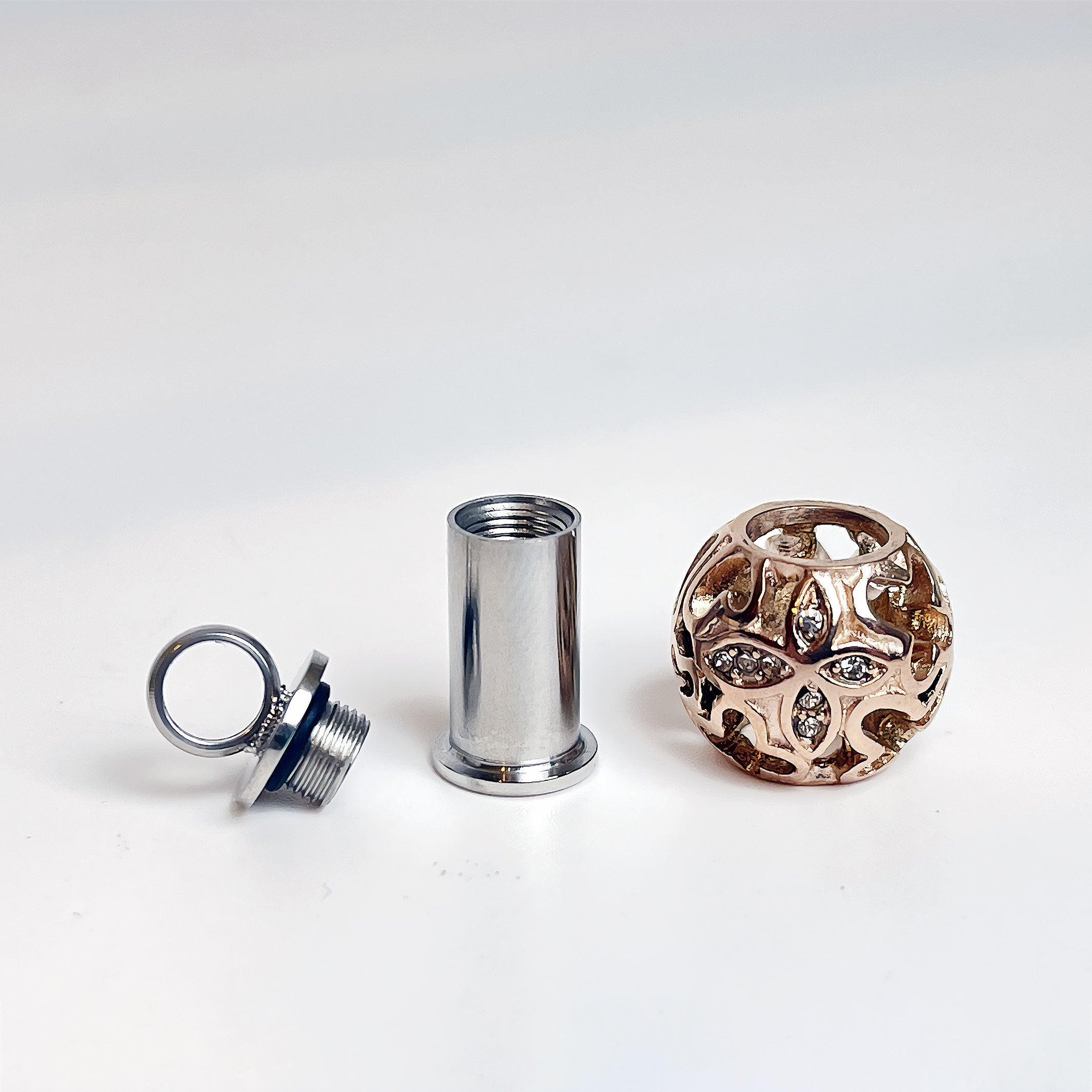 Stainless Steel Crystal Butterfly Necklace | Pet Keepsake Jewellery - Angel Ashes