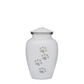 White Paws to Heaven Pet Urn - Angel Ashes