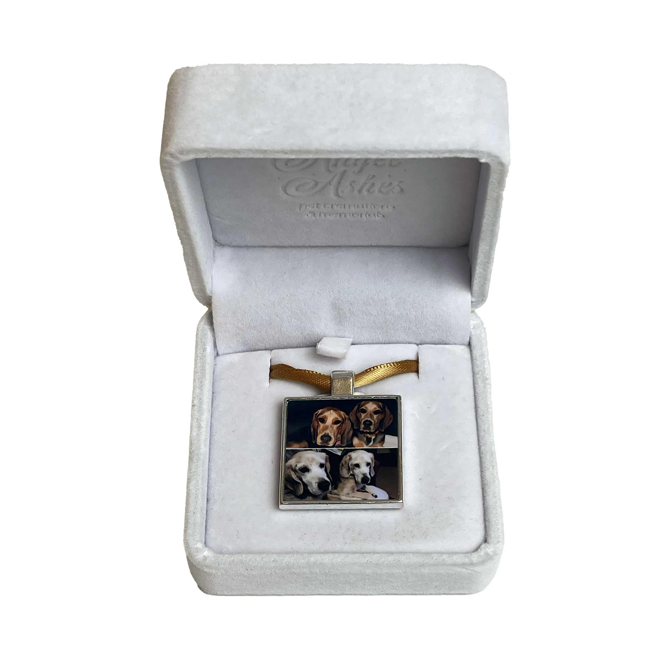 White Paws to Heaven Pet Urn - Angel Ashes