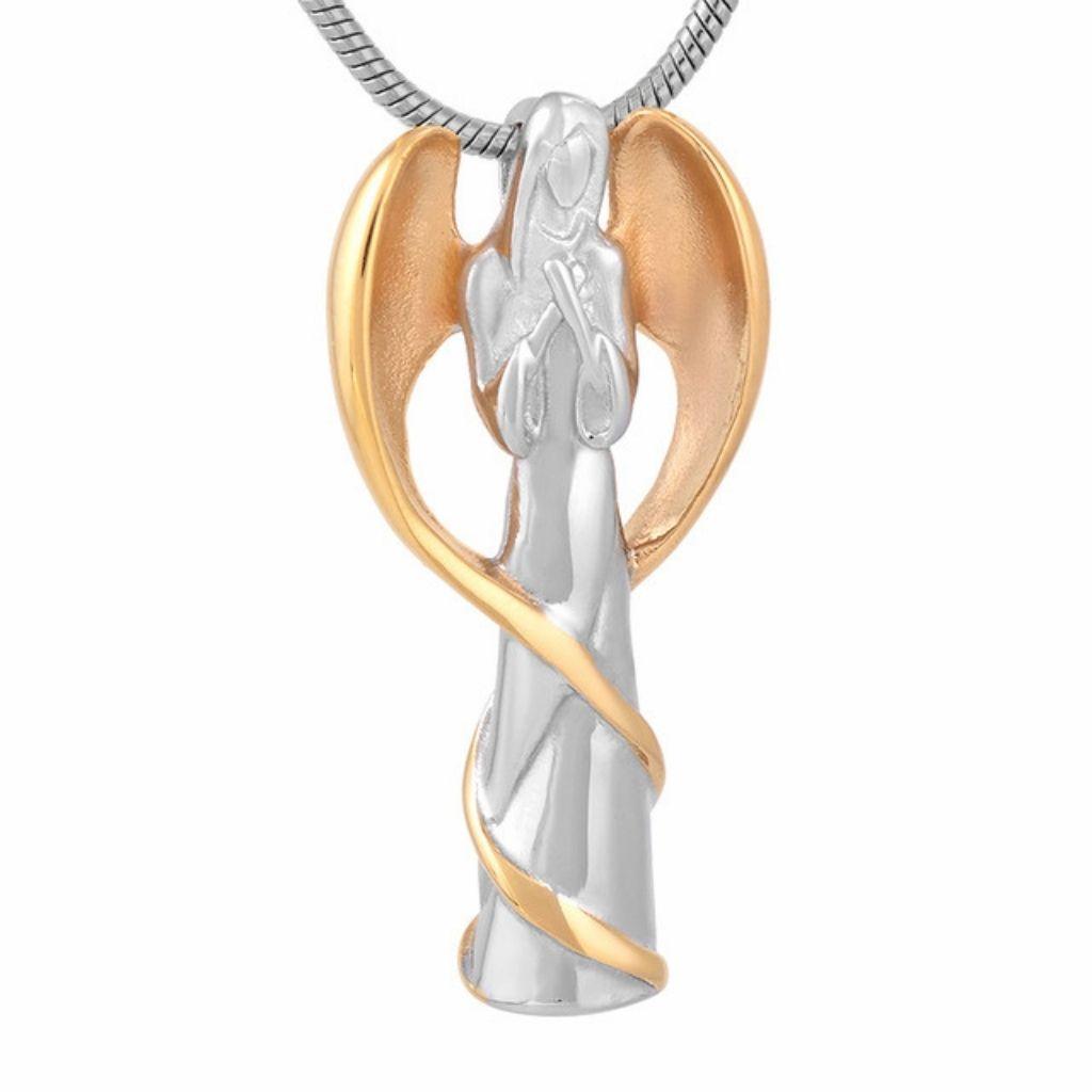 Angel Gold | Pet Cremation Jewellry | Cremation Necklace for Pets | Pet Keepsake Jewellry