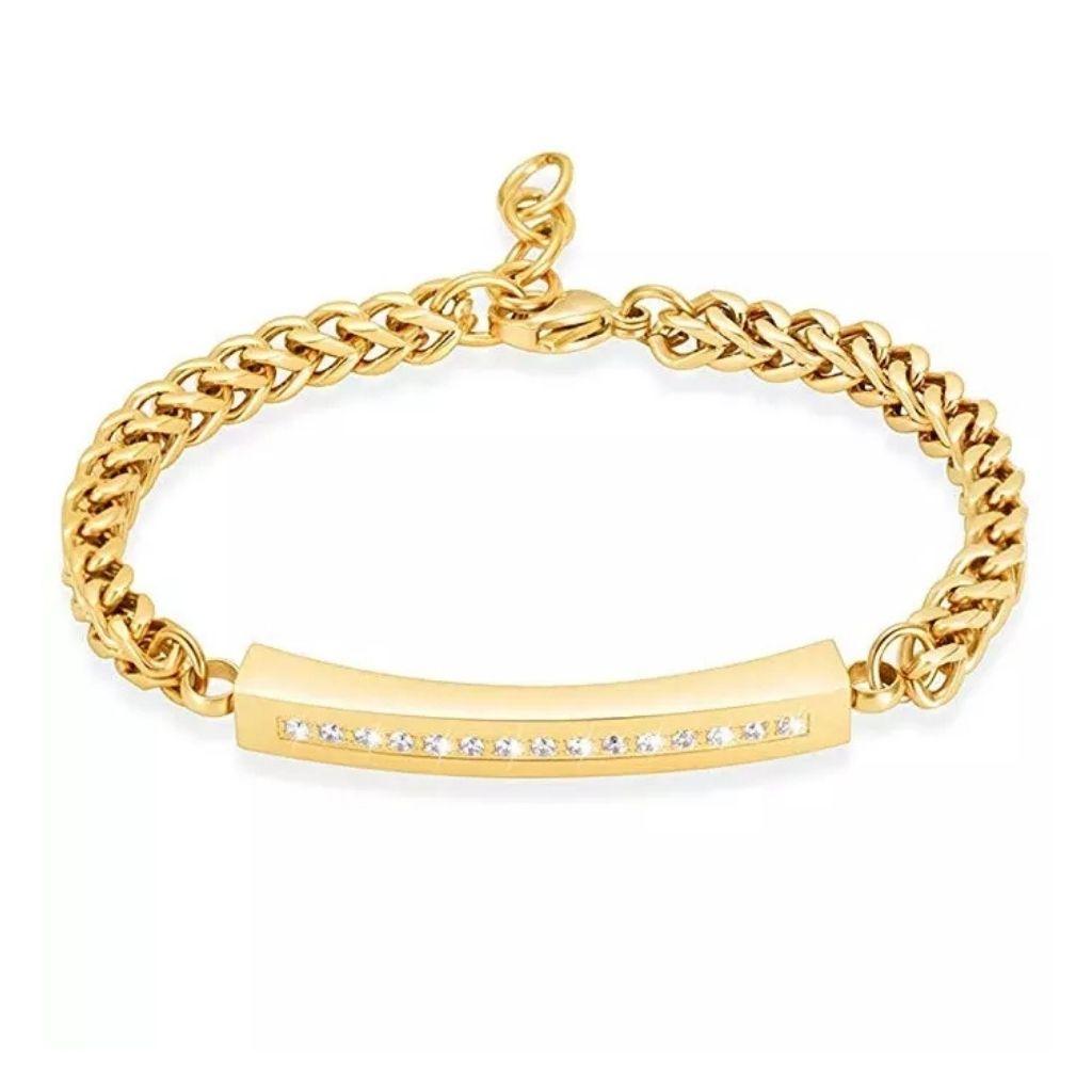 Bar Pet Urn Bracelet | Stainless Steel Zirconia | Pet Cremation Urn Bracelet | Pet Keepsake Jewellry - Angel Ashes