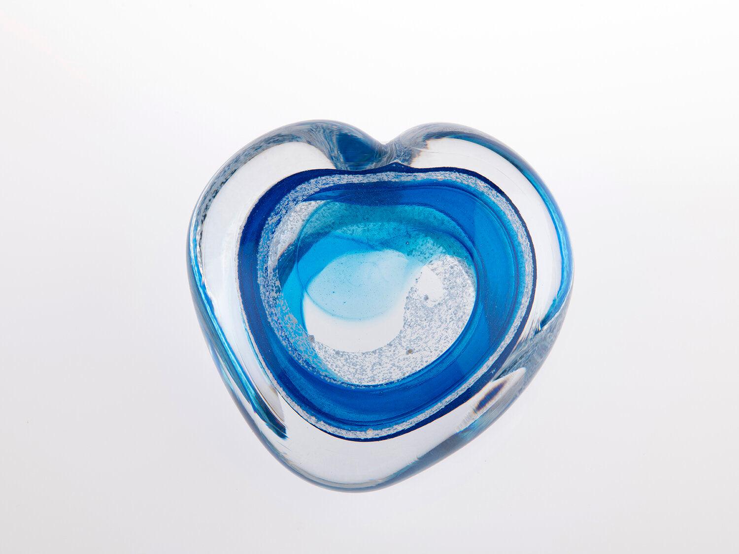 Eternity Heart | Eternity Pet Memorials | Pet Ashes into Glass | Glass Memorial Ashes