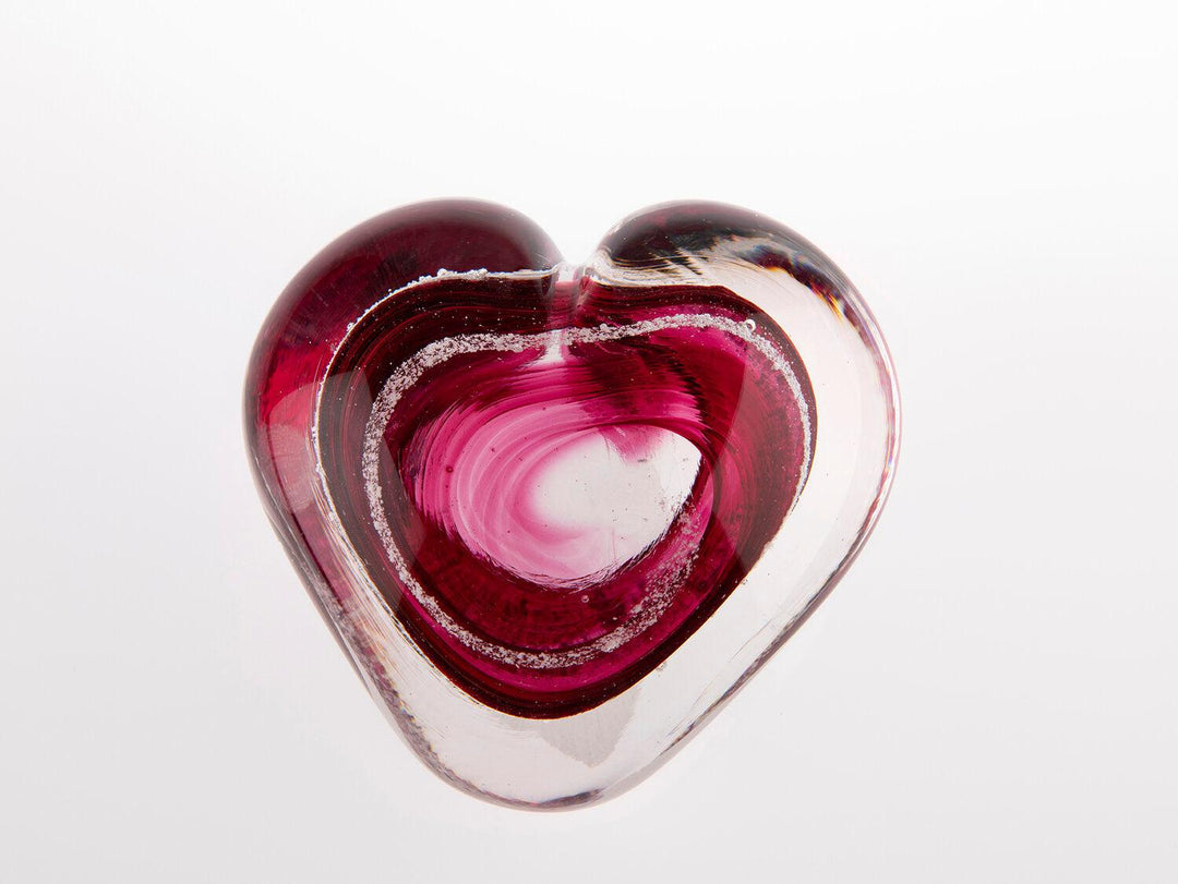 Eternity Heart | Eternity Pet Memorials | Pet Ashes into Glass | Glass Memorial Ashes