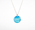 Eternity Pendant | Eternity Pet Memorials | Pet Ashes into Glass | Glass Memorial Ashes