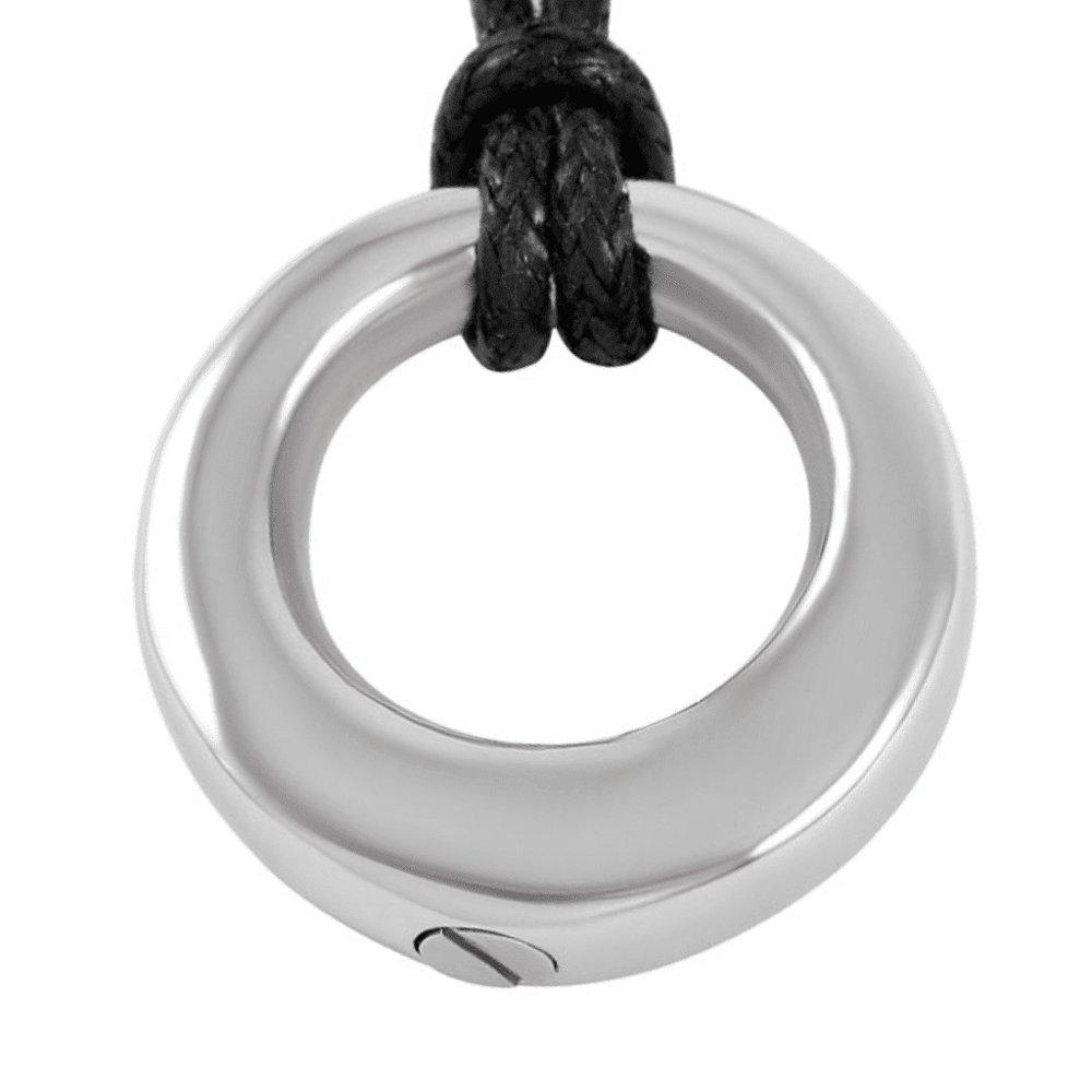 Eternity Ring | Pet Cremation Pendant | Stainless Steel Ring Keepsake | Pet Fur Keepsake Jewellry