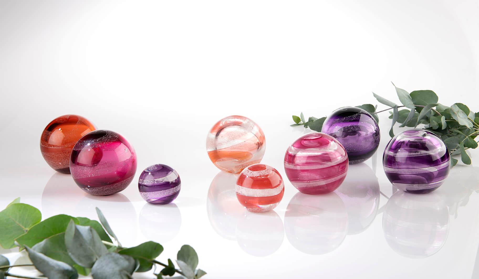 Eternity Sphere | Eternity Pet Memorials | Pet Ashes into Glass | Glass Memorial Ashes