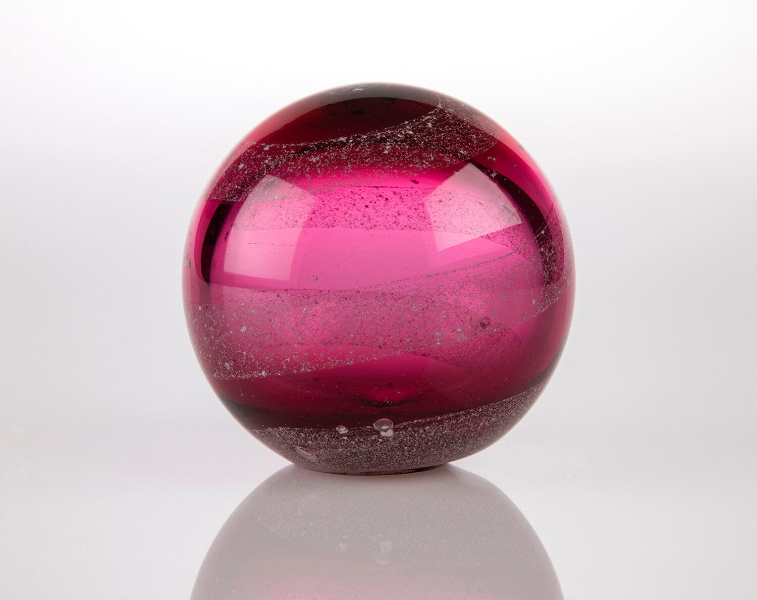 Eternity Sphere | Eternity Pet Memorials | Pet Ashes into Glass | Glass Memorial Ashes