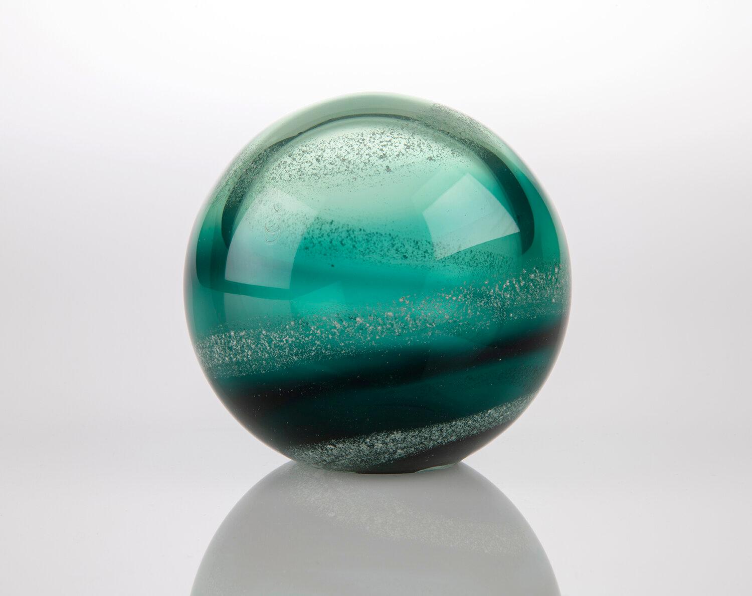 Eternity Sphere | Eternity Pet Memorials | Pet Ashes into Glass | Glass Memorial Ashes