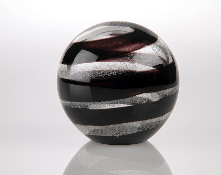 Eternity Sphere Ribbon | Eternity Pet Memorials | Pet Ashes into Glass | Glass Memorial Ashes