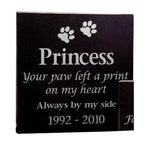Granite Plaque Large | Outdoor Pet Memorials | Customised Pet Memorials
