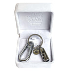 Pawprint Memorial Mini-Urn Keyring – Pet Ash Keepsake - Angel Ashes