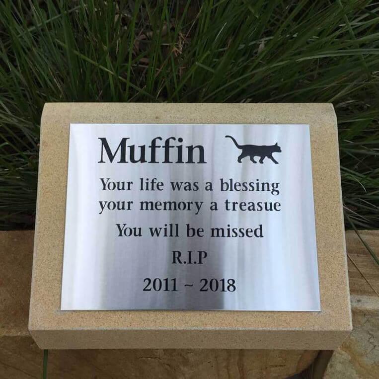 Sandstone Desk Pillar - Stainless Steel