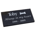 Small Granite Plaque | Outdoor Pet Memorials | Customised Pet Memorials